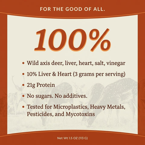 Wild Axis Deer and Organ Jerky Bites