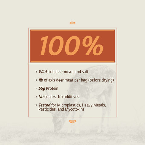 Wild Axis Deer Venison Chips