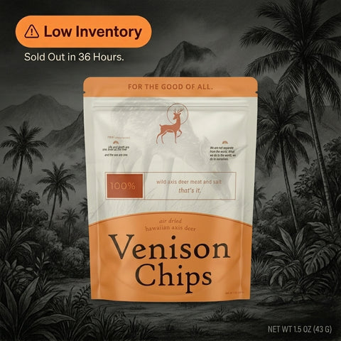 Wild Axis Deer Venison Chips