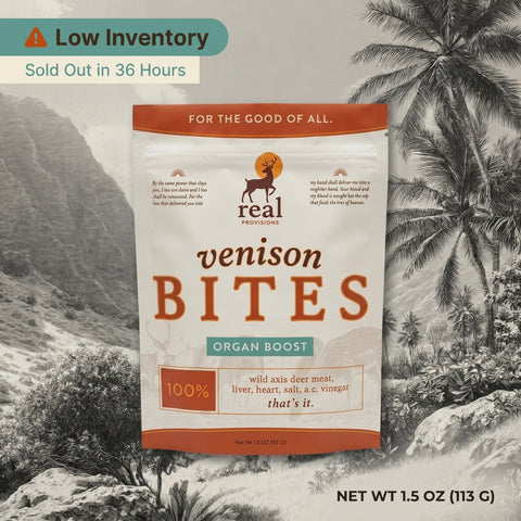Wild Axis Deer and Organ Jerky Bites ORGANS+